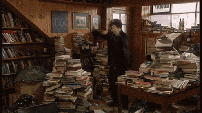Image result for hours in a bookstore gif