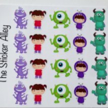 Monsters Inc Stickers