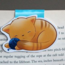 Sleeping Kitten Bookmark